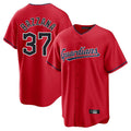 Tlead C.Guardians #37 Travis Bazzana Player Red Home Game Stitched Jerseys