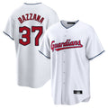 Tlead C.Guardians #37 Travis Bazzana Player White Home Game Stitched Jerseys