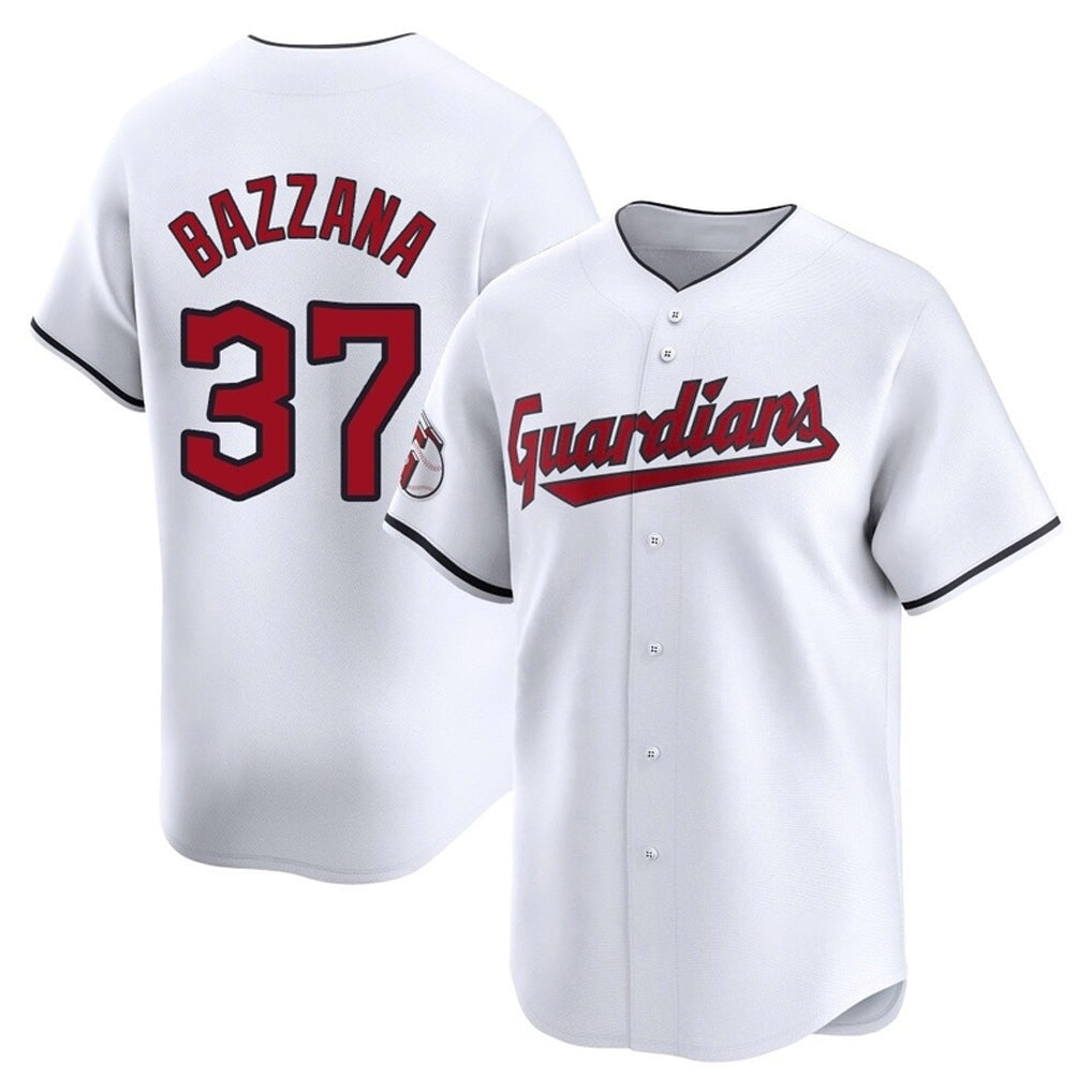 Tlead C.Guardians #37 Travis Bazzana Player White Limited Home Stitched Jerseys