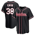 Tlead C.Guardians #38 Steven Kwan Player Black Fashion Out Home Game Stitched Jerseys