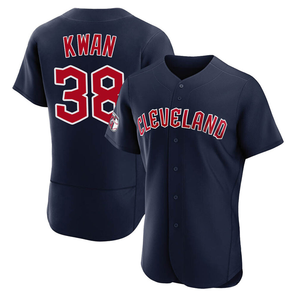 Tlead C.Guardians #38 Steven Kwan Player Navy Limited Elite Home Stitched Jerseys