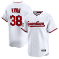 Tlead C.Guardians #38 Steven Kwan Player White Limited Home Game Stitched Jerseys