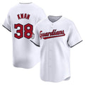 Tlead C.Guardians #38 Steven Kwan Player White Limited Home Stitched Jerseys