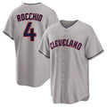 Tlead C.Guardians #4 Brayan Rocchio Player Gray Game Home Stitched Jerseys