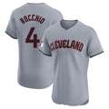 Tlead C.Guardians #4 Brayan Rocchio Player Gray Road Limited Elite Home Stitched Jerseys