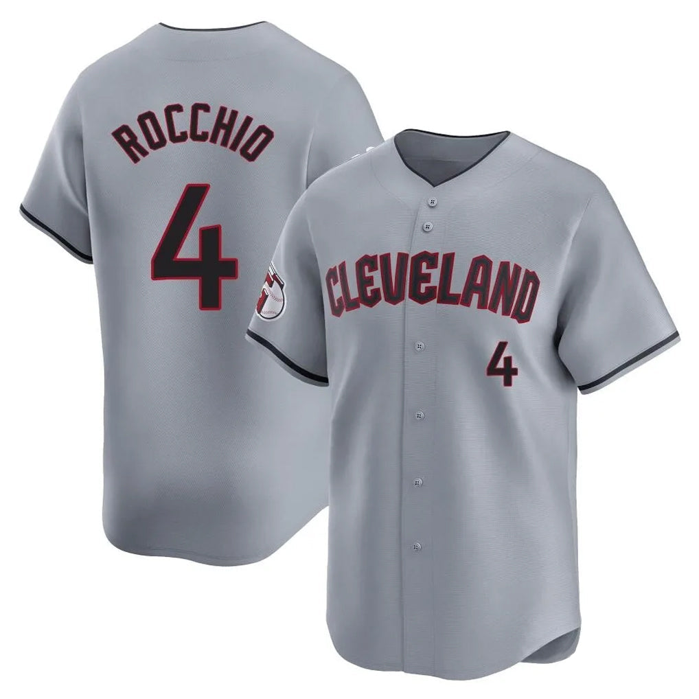 Tlead C.Guardians #4 Brayan Rocchio Player Gray Road Limited Home Stitched Jerseys