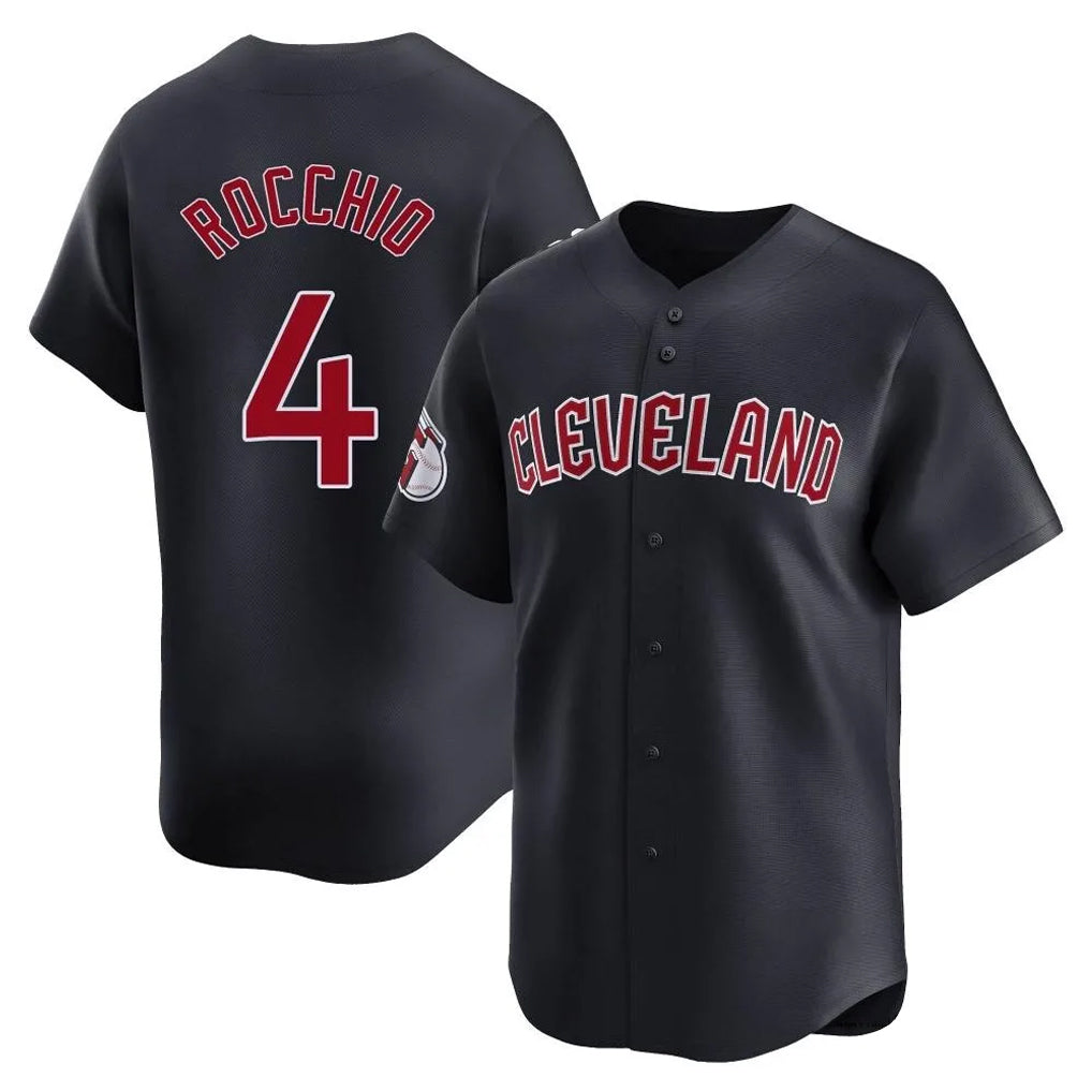 Tlead C.Guardians #4 Brayan Rocchio Player Navy Limited Home Game Stitched Jerseys