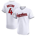 Tlead C.Guardians #4 Brayan Rocchio Player White Limited Elite Home Stitched Jerseys