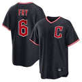 Tlead C.Guardians #6 David Fry Player Navy Home Game Stitched Jerseys