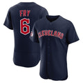Tlead C.Guardians #6 David Fry Player Navy Limited Elite Home Stitched Jerseys