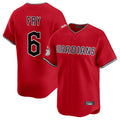 Tlead C.Guardians #6 David Fry Player Red Limited Home Stitched Jerseys