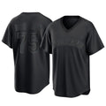 Tlead C.Guardians #75 Connor Brogdon Player Black T-shirt Home Game Stitched Jerseys