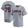 Tlead C.Guardians #75 Connor Brogdon Player Gray Road Limited Home Stitched Jerseys