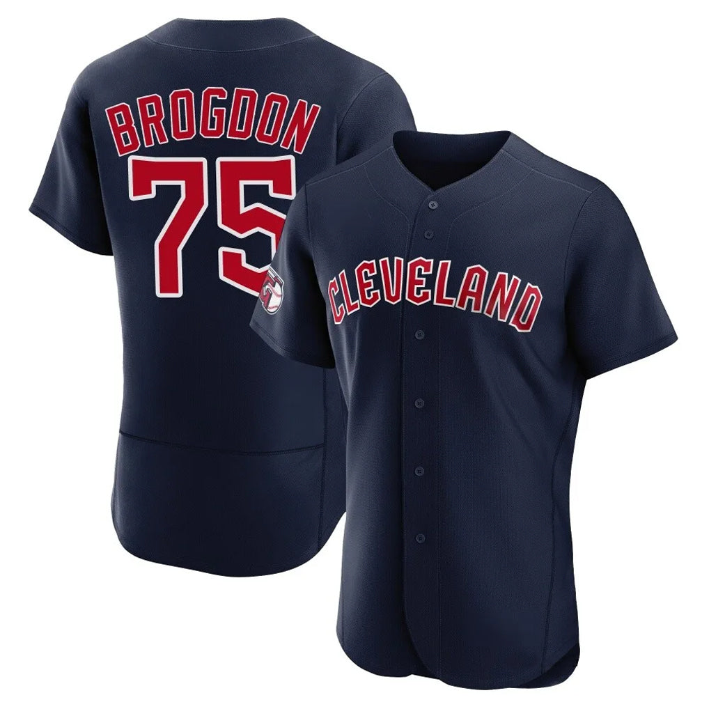 Tlead C.Guardians #75 Connor Brogdon Player Navy Limited Elite Home Stitched Jerseys