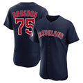 Tlead C.Guardians #75 Connor Brogdon Player Navy Limited Elite Home Stitched Jerseys
