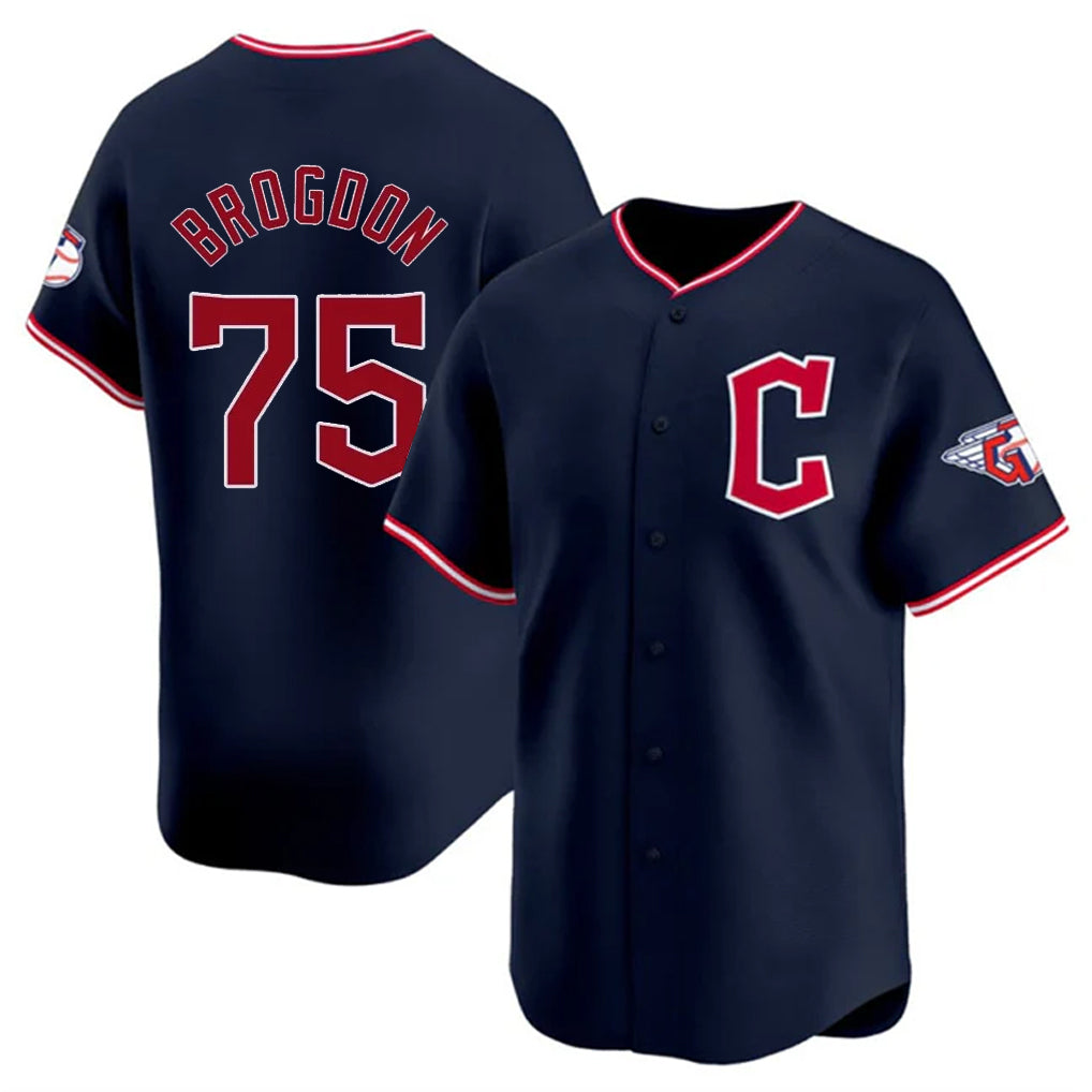 Tlead C.Guardians #75 Connor Brogdon Player Navy Limited Home Stitched Jerseys