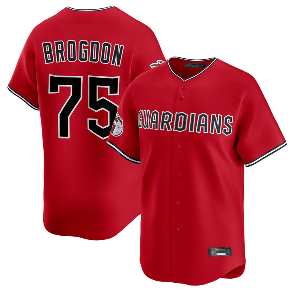 Tlead C.Guardians #75 Connor Brogdon Player Red Limited Home Stitched Jerseys