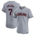 Tlead C.Guardians #7 George Valera Player Gray Road Limited Elite Home Stitched Jerseys