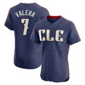 Tlead C.Guardians #7 George Valera Player Navy City Connect Limited Elite Home Stitched Jerseys