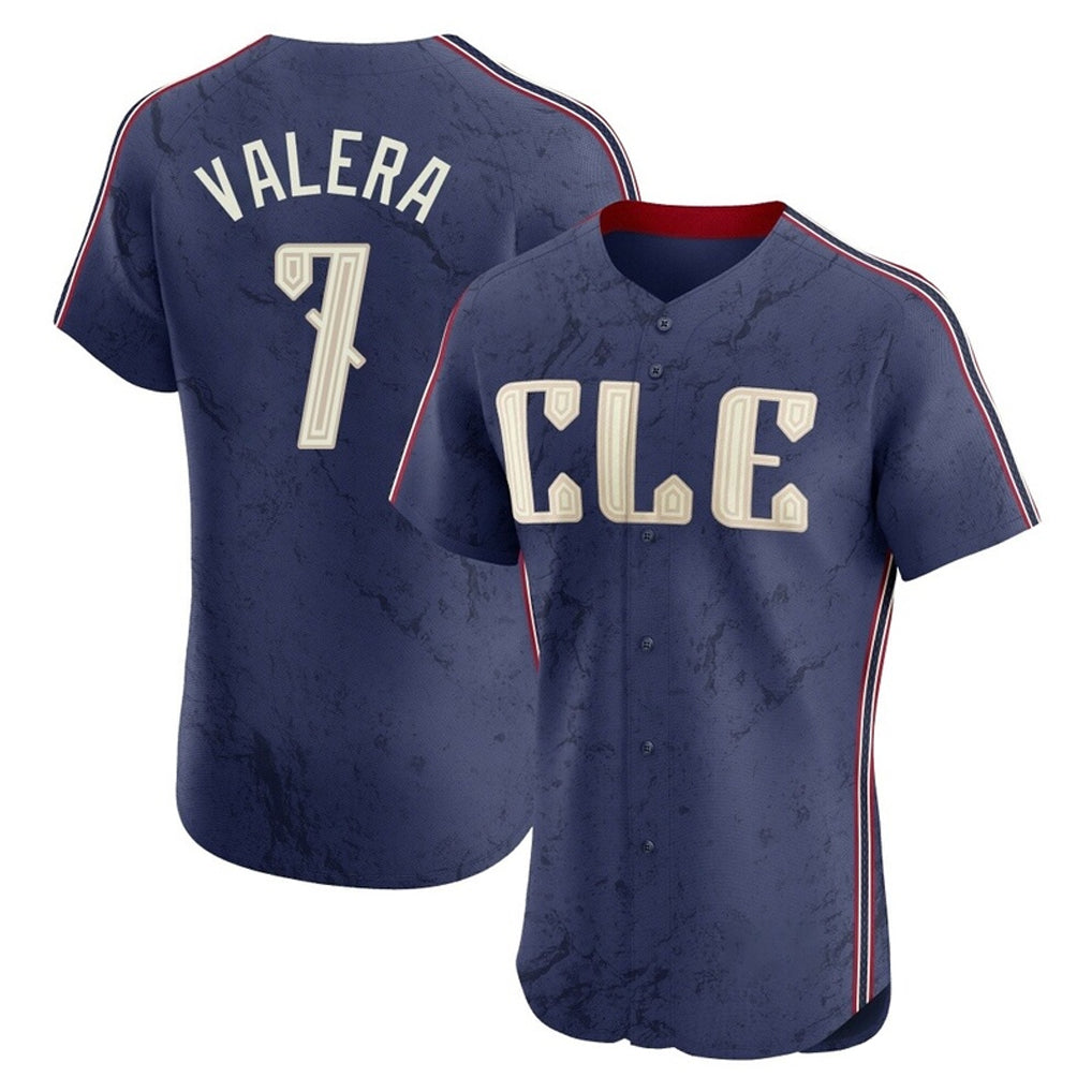Tlead C.Guardians #7 George Valera Player Navy City Connect Limited Elite Home Stitched Jerseys