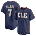Tlead C.Guardians #7 George Valera Player Navy City Connect Limited Home Stitched Jerseys