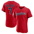 Tlead C.Guardians #7 George Valera Player Red Limited Elite Home Stitched Jerseys