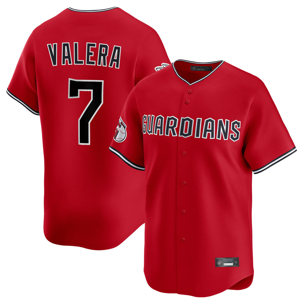 Tlead C.Guardians #7 George Valera Player Red Limited Home Stitched Jerseys