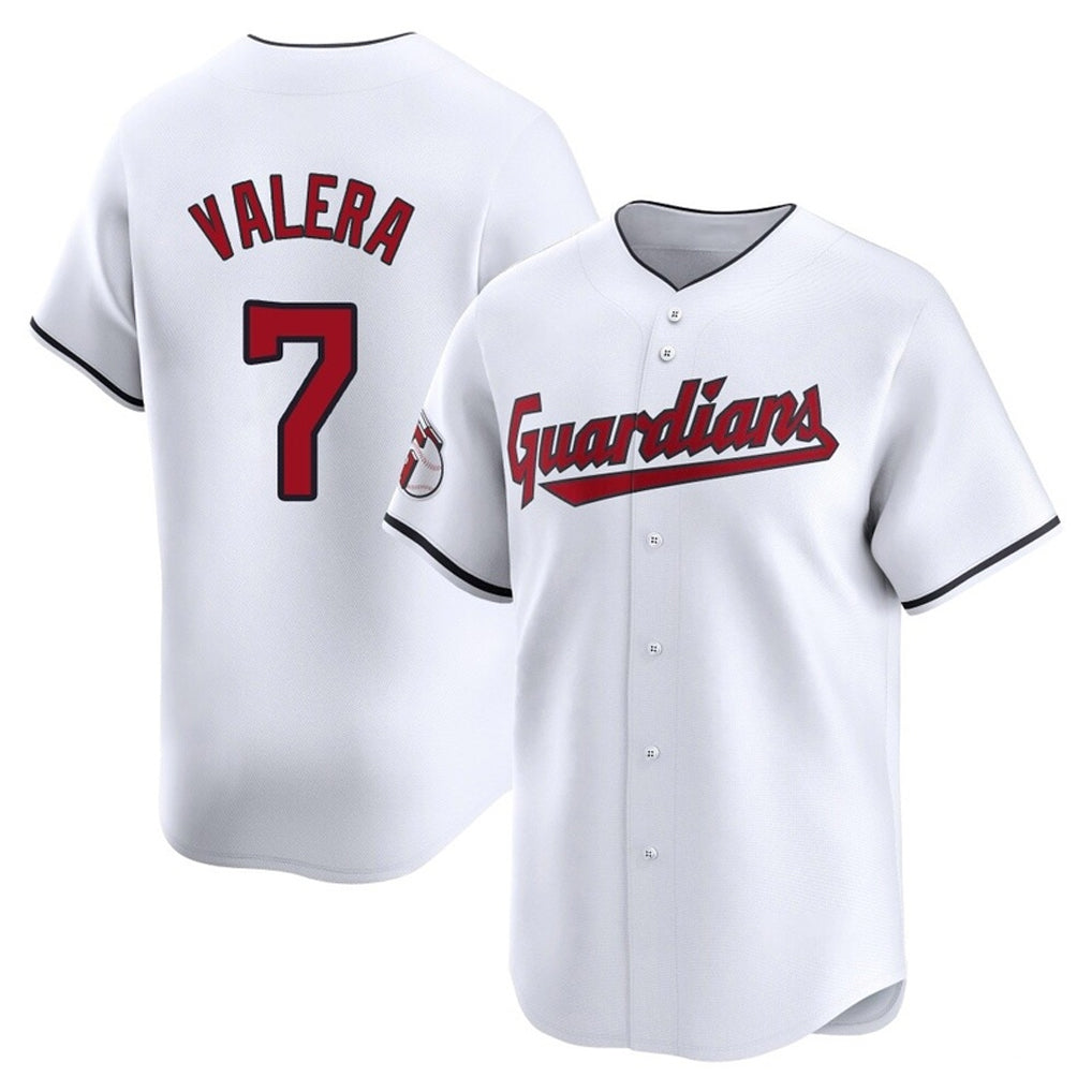 Tlead C.Guardians #7 George Valera Player White Limited Home Stitched Jerseys