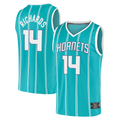 Tlead C.Hornets #14 Nick Richards  Teal Fast Break Replica Jerseys - Icon Edition
