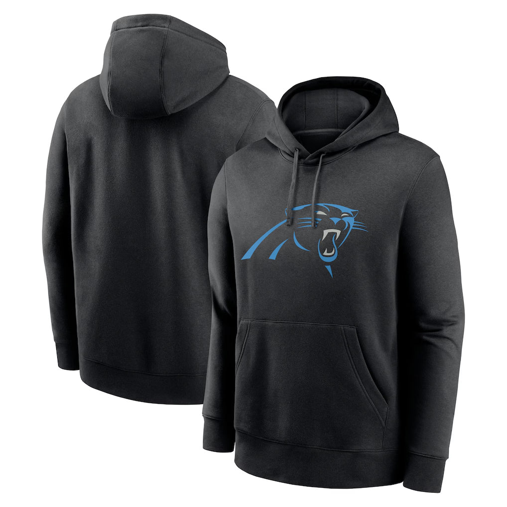 Tlead C.Panthers Black Salute to Service Pullover Hoodies Blank Player Stitched Jerseys
