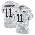 Tlead C.Panthers #11 Nic Scourton Player Arctic Camo Salute to Service Limited Stitched Jerseys