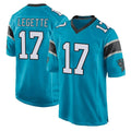 Tlead C.Panthers #17 Xavier Legette Player Blue Game Stitched Jerseys