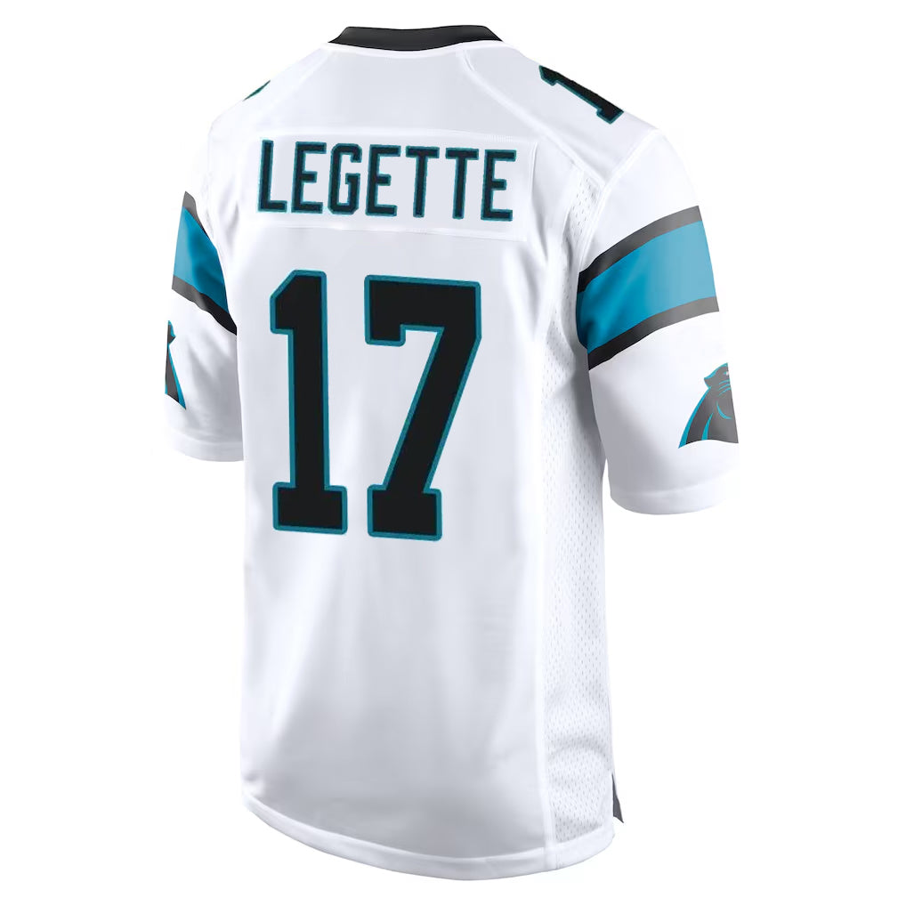 Tlead C.Panthers #17 Xavier Legette Player White Game Stitched Jerseys