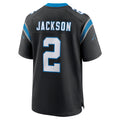 Tlead C.Panthers #2 Mike Jackson Player Black Home Game Stitched Jerseys
