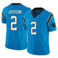 Tlead C.Panthers #2 Mike Jackson Player Blue Vapor F.U.S.E. Limited Home Game Stitched Jerseys