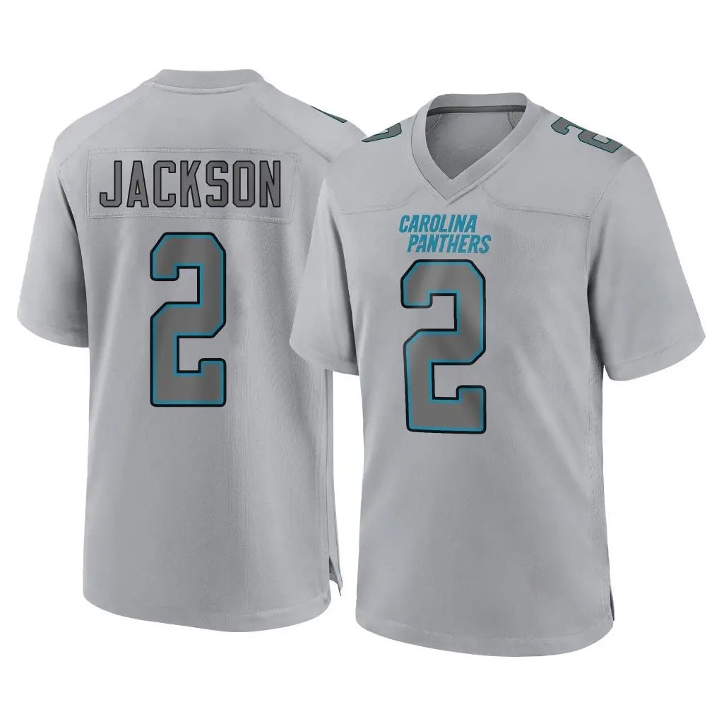 Tlead C.Panthers #2 Mike Jackson Player Gray Atmosphere Fashion Game Stitched Jerseys
