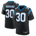 Tlead C.Panthers #30 Chuba Hubbard Player Black Team Game Stitched Jerseys