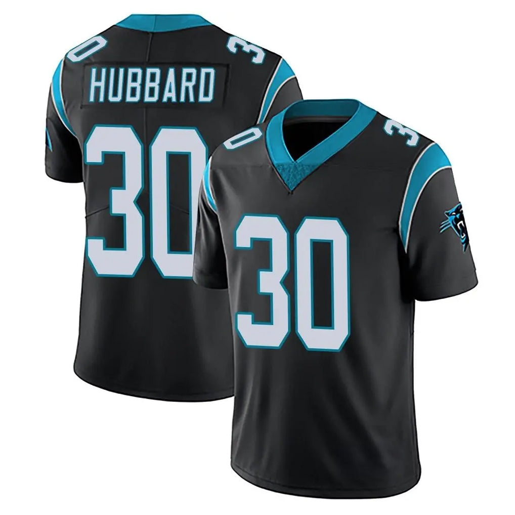 Tlead C.Panthers #30 Chuba Hubbard Player Black Vapor Untouchable Limited Game Stitched Jerseys