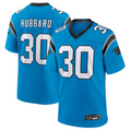 Tlead C.Panthers #30 Chuba Hubbard Player Blue Game Stitched Jerseys