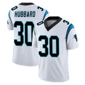 Tlead C.Panthers #30 Chuba Hubbard Player White Vapor Untouchable Limited Game Stitched Jerseys