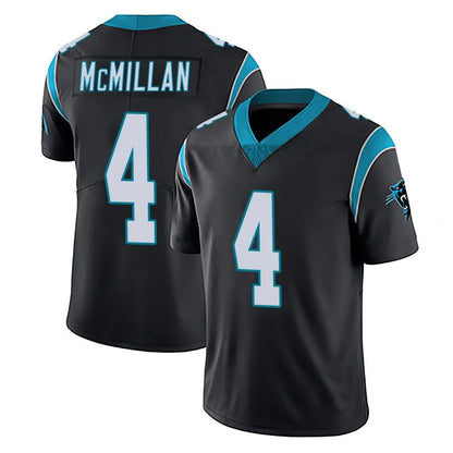 Tlead C.Panthers #4 Tetairoa McMillan Player Black Vapor Untouchable Limited Game Stitched Jerseys