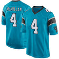 Tlead C.Panthers #4 Tetairoa McMillan Player Blue Game Stitched Jerseys