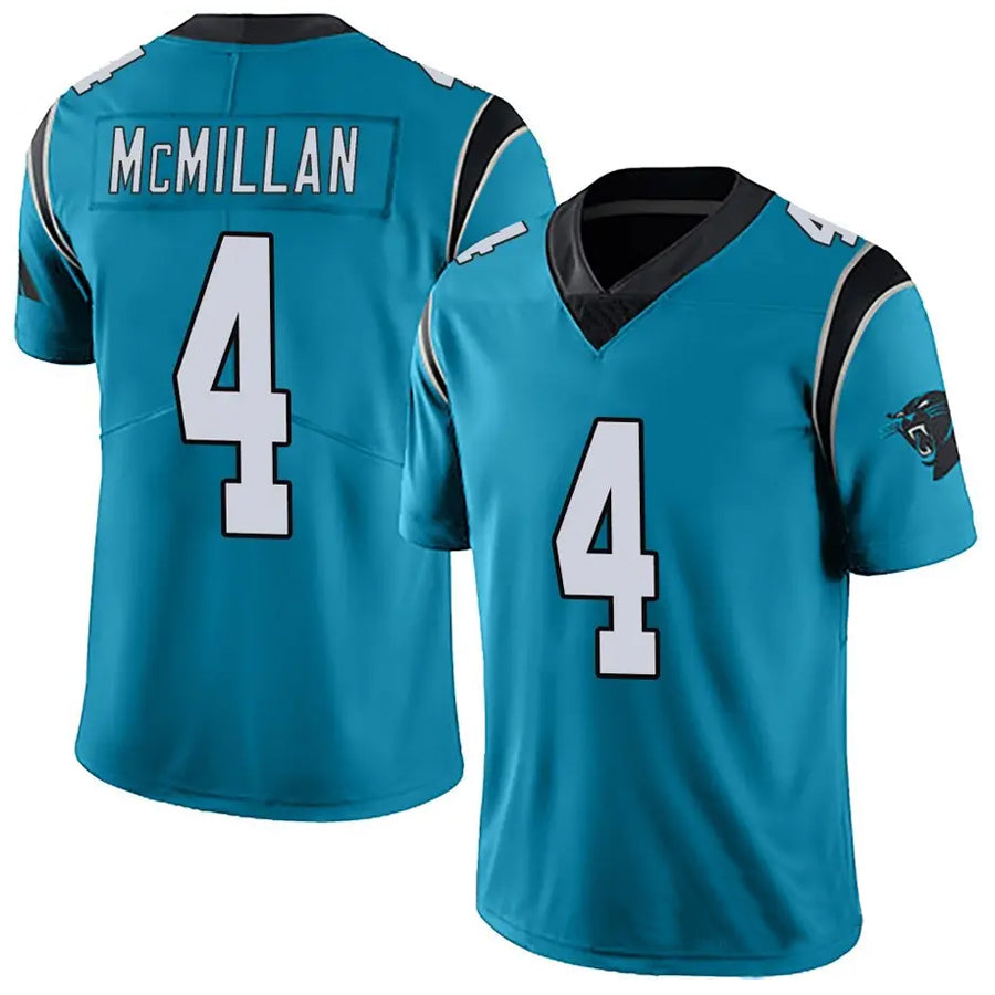 Tlead C.Panthers #4 Tetairoa McMillan Player Blue Limited Vapor Untouchable Stitched Jerseys