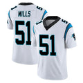 Tlead C.Panthers #51 Sam Mills Player White Vapor Untouchable Limited Game Stitched Jerseys