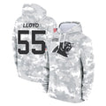 Tlead C.Panthers #55 Devin Lloyd Player Arctic Camo Salute to Service Pullover Hoodies Limited Game Stitched Jerseys