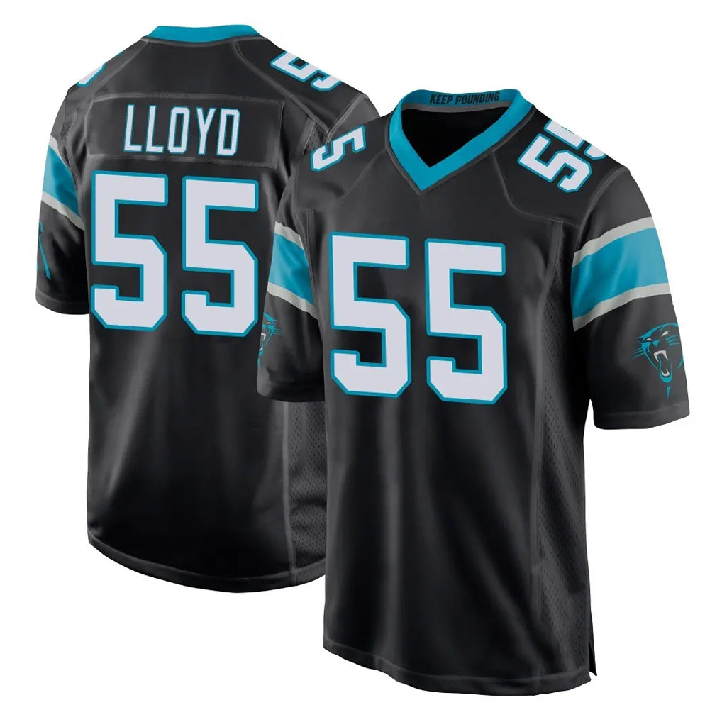 Tlead C.Panthers #55 Devin Lloyd Player Black Game Stitched Jerseys