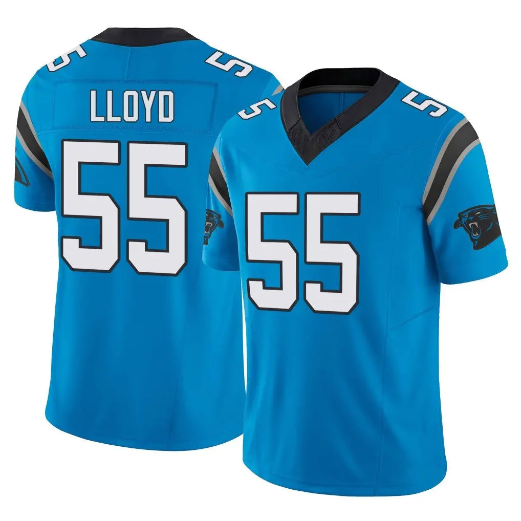 Tlead C.Panthers #55 Devin Lloyd Player Blue Vapor F.U.S.E. Limited Home Game Stitched Jerseys