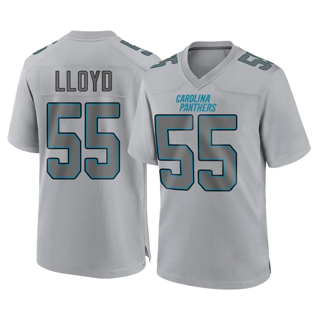 Tlead C.Panthers #55 Devin Lloyd Player Gray Atmosphere Fashion Game Stitched Jerseys
