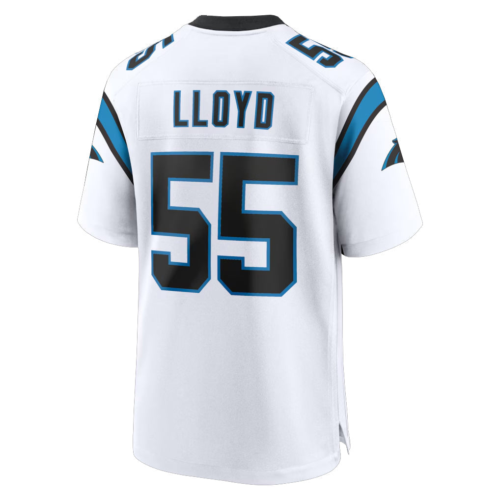 Tlead C.Panthers #55 Devin Lloyd Player White Home Game Stitched Jerseys