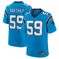 Tlead C.Panthers #59 Luke Kuechly Blue Retired Player Game Jersey Stitched American Stitched Jerseys